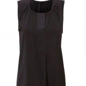 Snap blouse in black cabi style number 5540